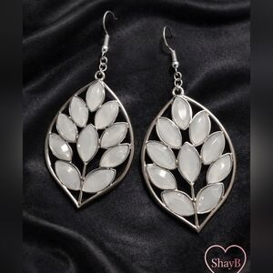 Silver Leaf Earrings